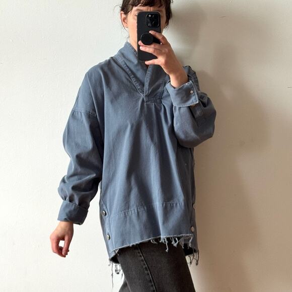 RACHEL COMEY Blue Pitch Popover Jacket - Picture 1 of 11